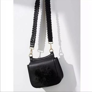 Anthropologie Jules Kae Crossbody pompon Bag